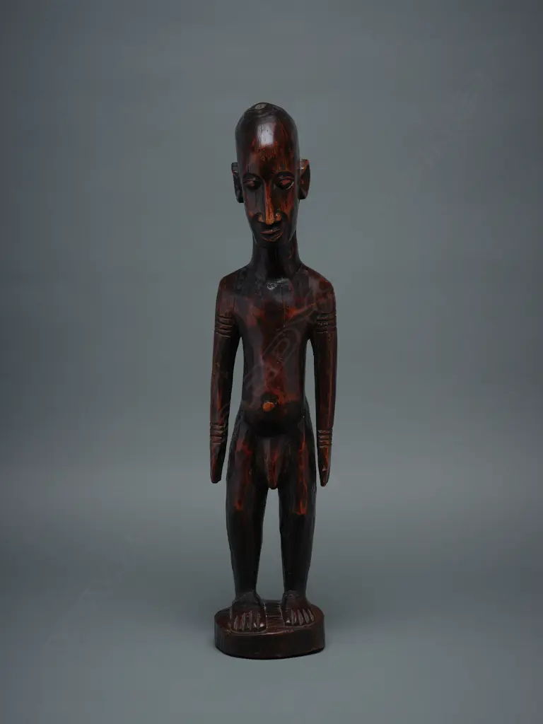 African wooden male figure, Image 1++